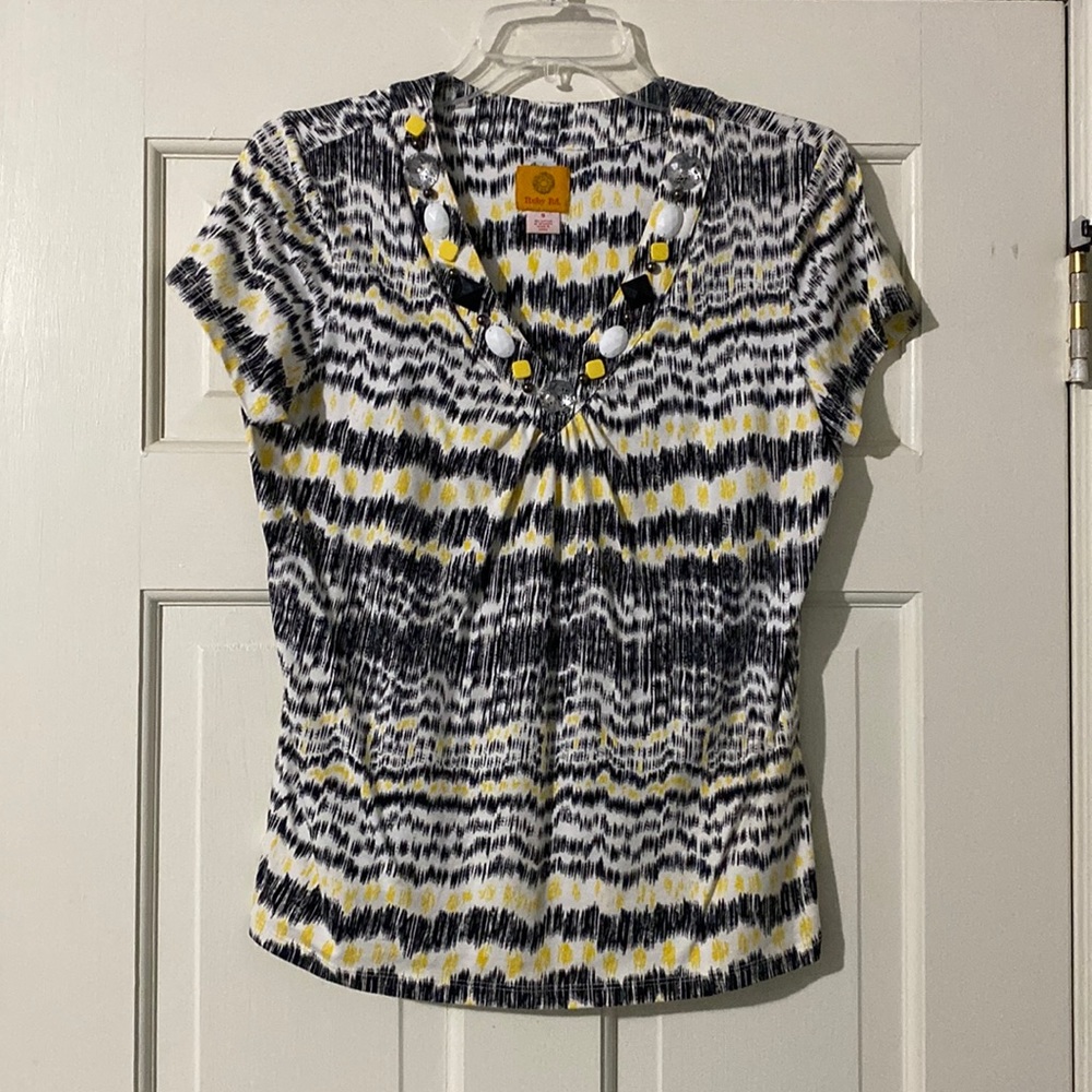 Ruby Rd. Jewel Accent Blouse